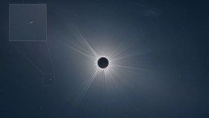 Esta es la foto del cometa que han descubierto gracias al eclipse