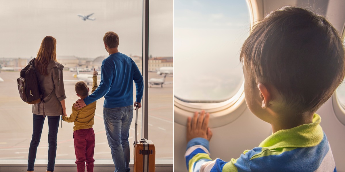 La nueva ley de Biden acerca de las familias que viajen con niños en avión