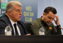 Laporta decidirá el futuro de Xavi Hernández después del último partido liguero