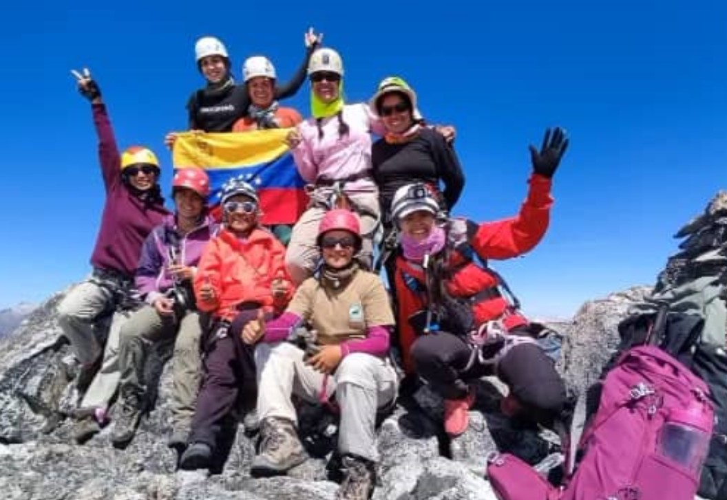 Mujeres venezolanas coronaron los cinco picos más altos de Venezuela en la cordillera andina