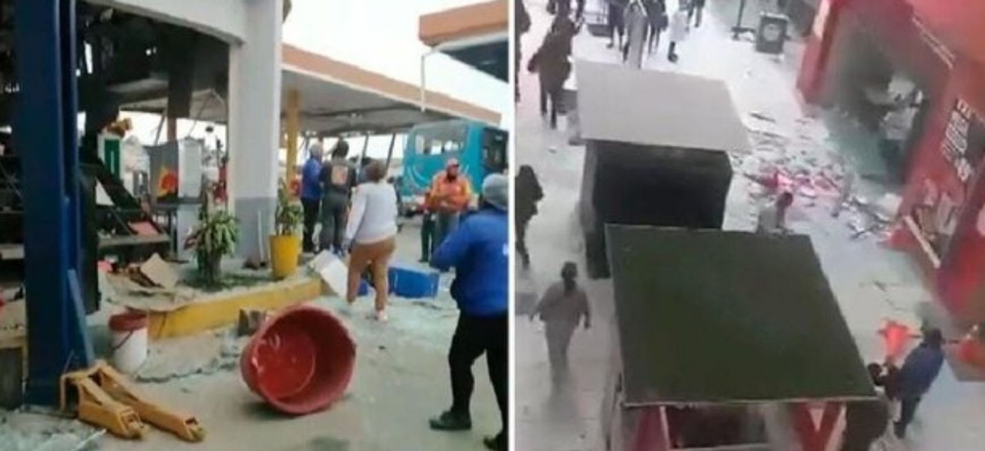 VIDEO: fuerte explosión en estación de gasolina dejó varios heridos en Perú