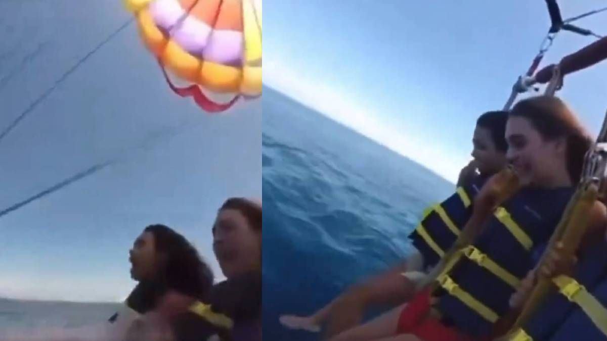 Tourists die at sea after being trapped in a water attraction