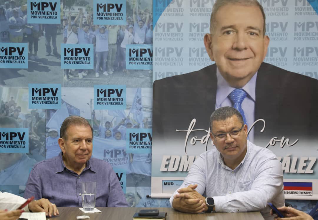 MPV ratificó su apoyo a Edmundo González Urrutia para las presidenciales