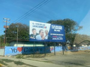 En Cumaná rechazan instalación de vallas con propagandas del chavismo