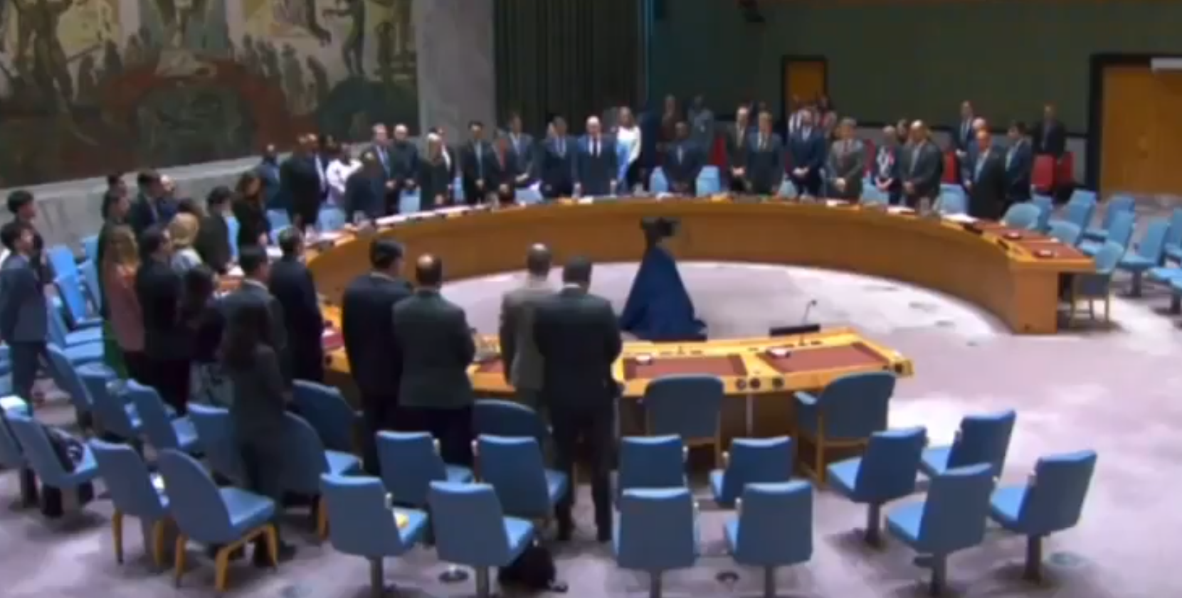 Indignación mundial ante minuto de silencio en el Consejo de Seguridad de la ONU por Raisi (VIDEO)