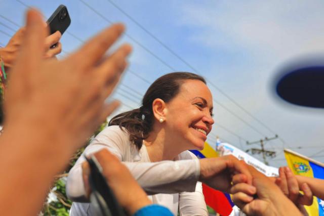 María Corina espera contundente apoyo en Trujillo. 