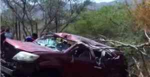 Primera dama de Sucre sufrió un accidente automovilístico la mañana de este #9May