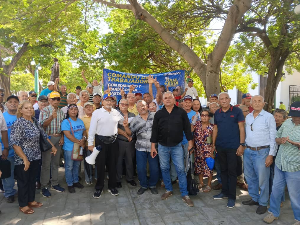 Crean comando de jubilados y pensionados en Zulia para apoyar al candidato Edmundo González