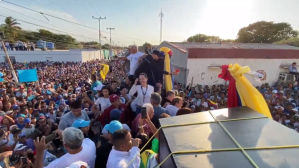 Calles de Coro se quedaron chiquitas con la llegada de María Corina Machado este #1May (Video)