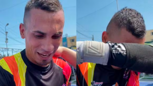 El emotivo llanto de venezolano tras ganar uno de los torneos de fútbol callejero más antiguos de Perú
