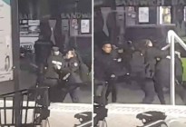 Por amor, tres policías se agarraron a golpes: una mujer, su novio y su ex (VIDEO)