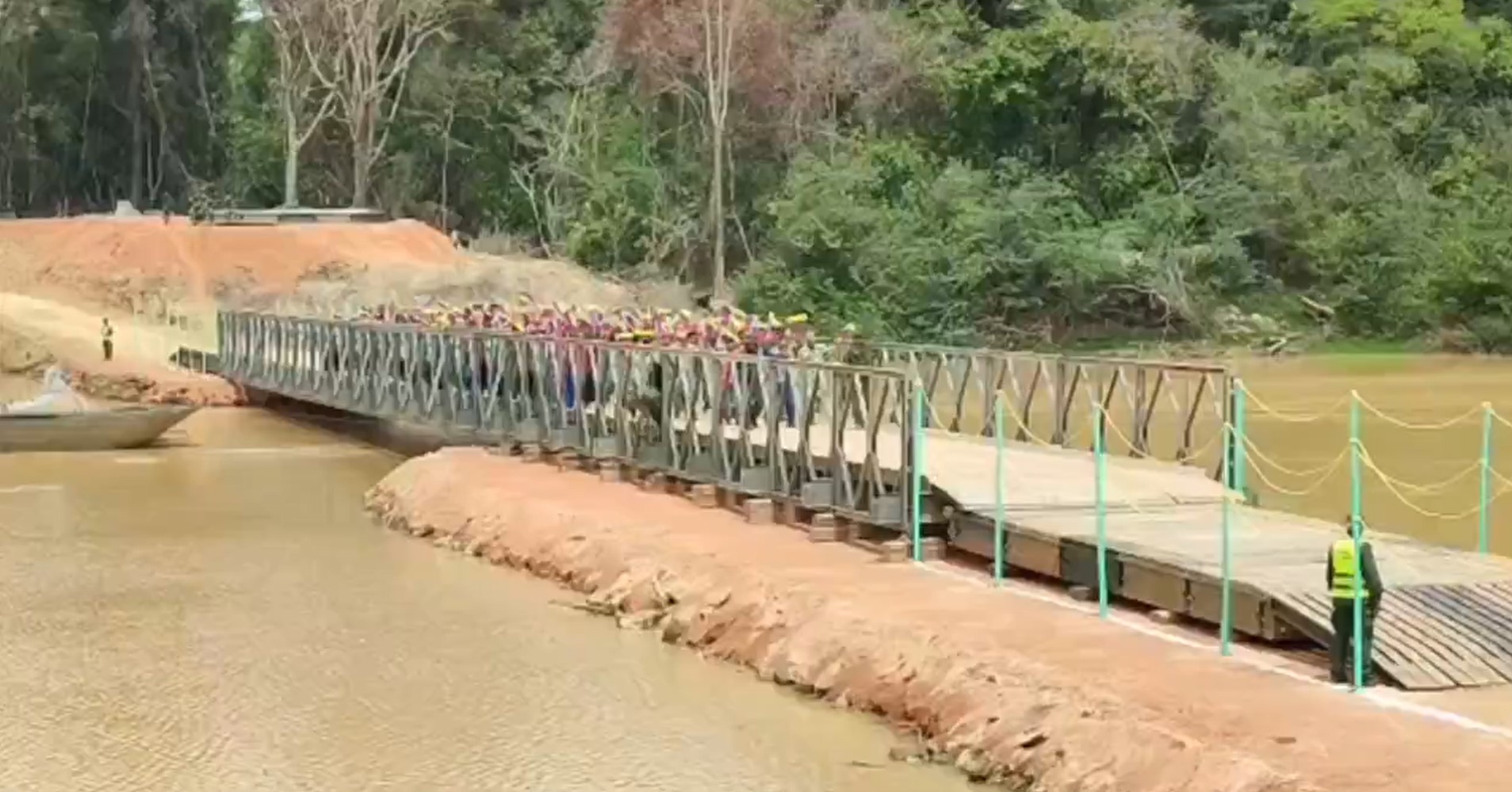 Fanb enables provisional bridge to “bring progress” to Essequibo