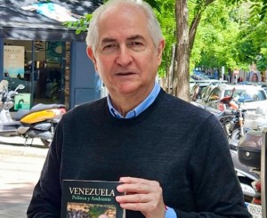 Antonio Ledezma presentará en Madrid su nuevo libro “Venezuela, Política y Ambiente”