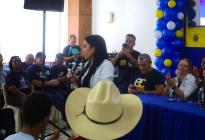 Delsa Solórzano juramentó en Maracay a voluntarios dispuestos a defender el voto el #28Jul