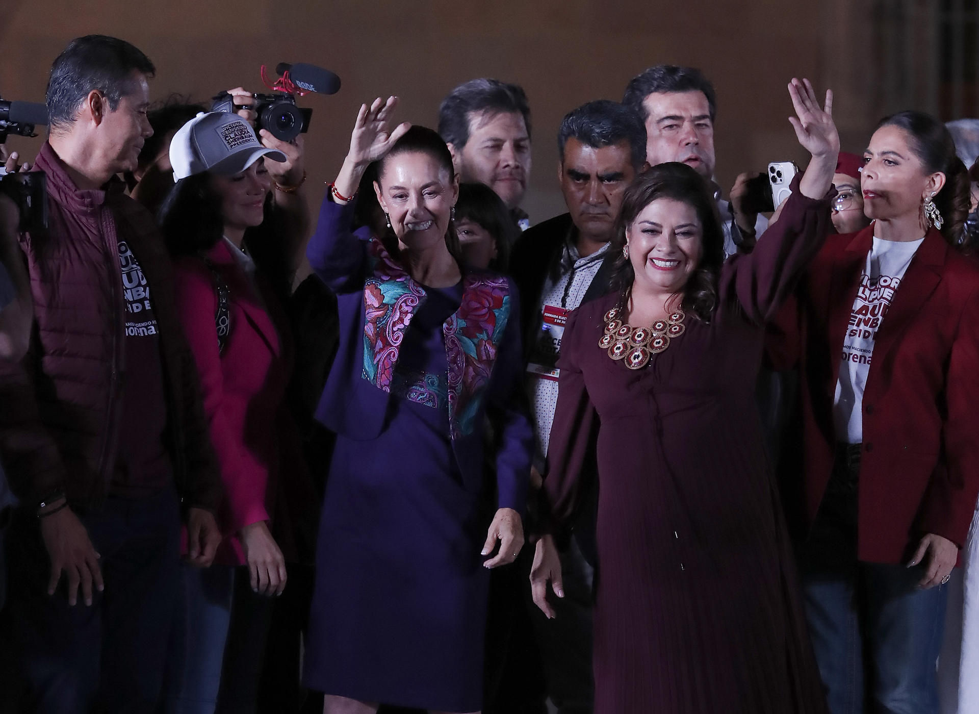 Sheinbaum agradece a opositores Gálvez y Máynez por reconocer su triunfo en elecciones